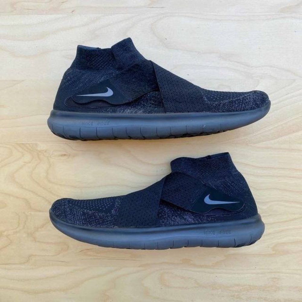 FREE RUN MOTION FLYKNIT 2017 'BLACK' – SIZE US 13